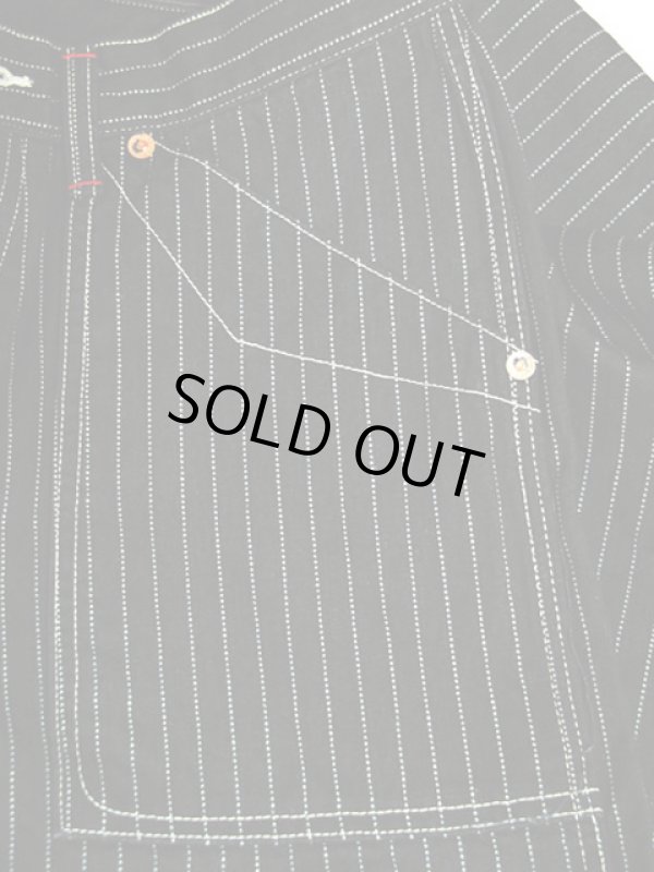 画像3: 【 Pherrow's（フェローズ） 】 ウォバッシュストライプワークパンツ [ BLACK WABASH ]  [ 30's MODEL ] 