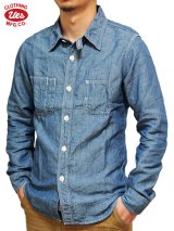 画像: 【 UES（ウエス） 】 インディゴシャンブレーワークシャツ [ Work Shirts ] [ Indigo ]