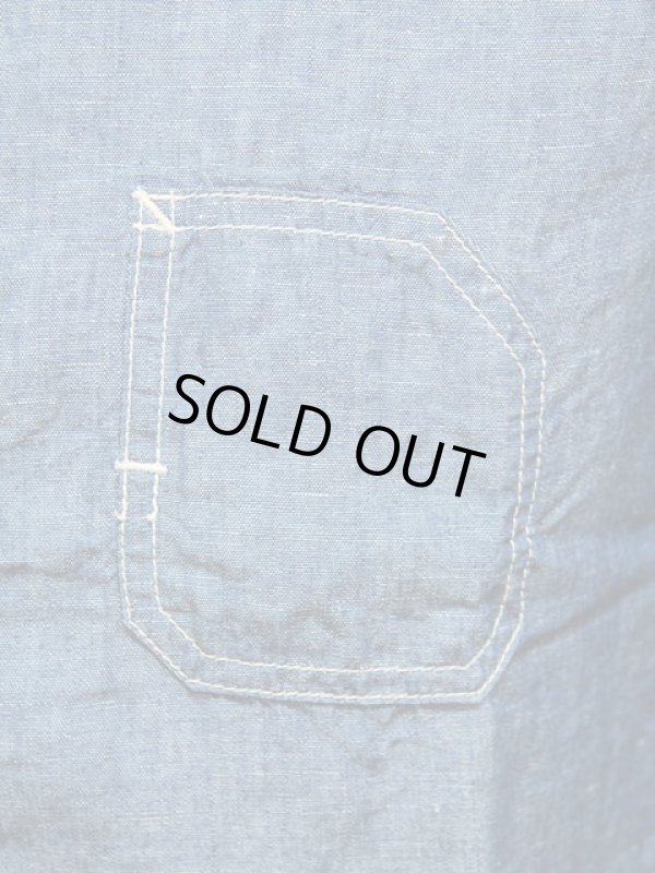 画像6: 【 UES（ウエス） 】 インディゴシャンブレーワークシャツ [ Work Shirts ] [ Indigo ]