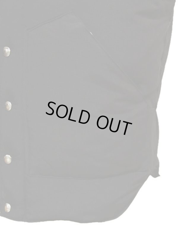 画像4: 【 SUGAR CANE（シュガーケン） 】 コットンナイロンレザーヨークダウンベスト [ COTTON/NYLON LEATHER YOKE DOWN VEST ] 再入荷！