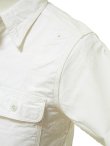 画像4: 【 Pherrow's（フェローズ） 】 シャンブレーワークシャツ [ WHITE CHAMBRAY ]