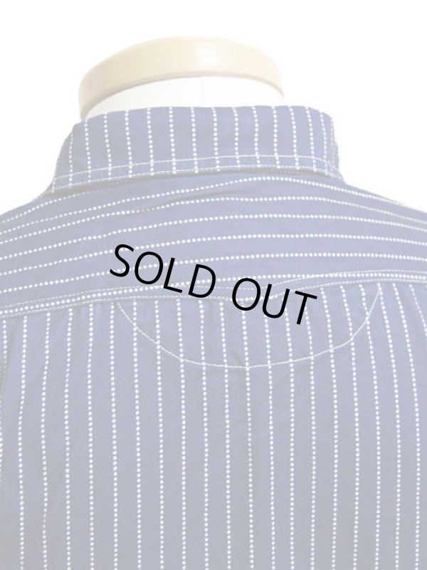 画像4: 【 SUGAR CANE（シュガーケン） 】 【 8.5oz. 】 半袖ウォバッシュストライプワークシャツ WABASH STRIPE S/S WORK SHIRT [ FICTION ROMANCE ] 再入荷！