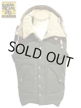 画像: 【 SUGAR CANE（シュガーケン） 】 NYLON/COTTON PADDING VEST [ W/HOOD ]