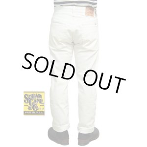 画像: 【 SUGAR CANE（シュガーケン） 】 WHITE DENIM STAR JEANS BUTTON FLY [ Made in U.S.A. ] 再入荷！