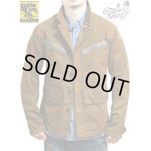 画像: 【 SUGAR CANE×Mister Freedom（シュガーケン×ミスターフリーダム） 】 【 7.8oz. 】 HBT KHAKI EVAC JACKET [ SAIGON COWBOY ]