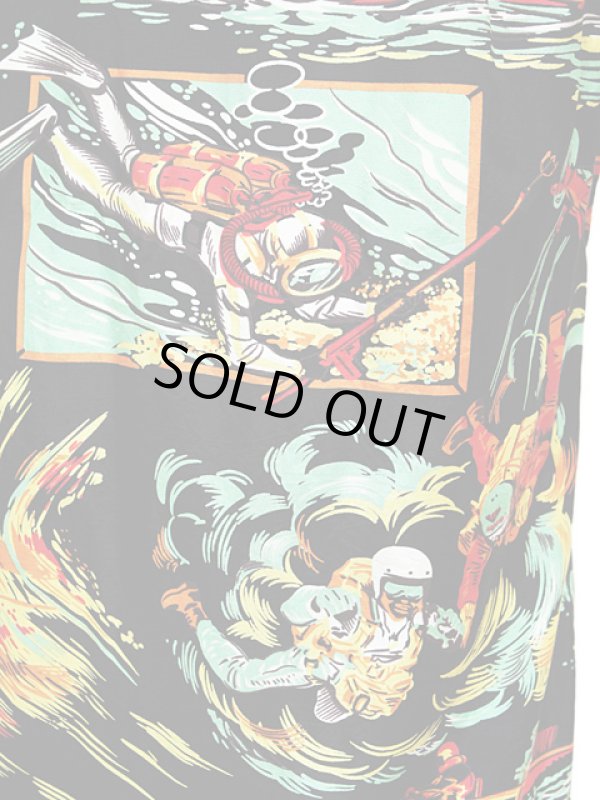 画像6: 【 SUN SURF×Mister Freedom（サンサーフ×ミスターフリーダム） 】 COTTON/RAYON ROCK'N ROLL SHIRT “Action Packed”