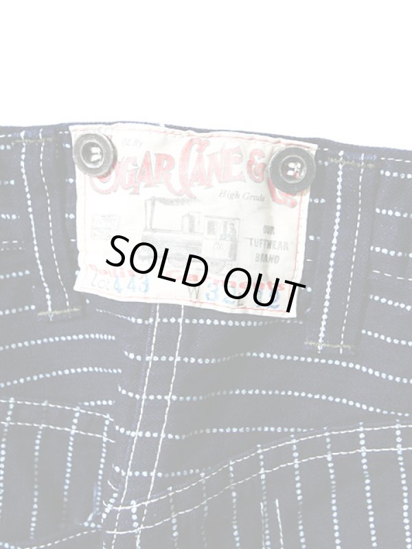 画像7: 【 SUGAR CANE（シュガーケン） 】 【 9oz. 】 WABASH STRIPE ZIP FLY SHORTS [ FICTION ROMANCE ] 再入荷！