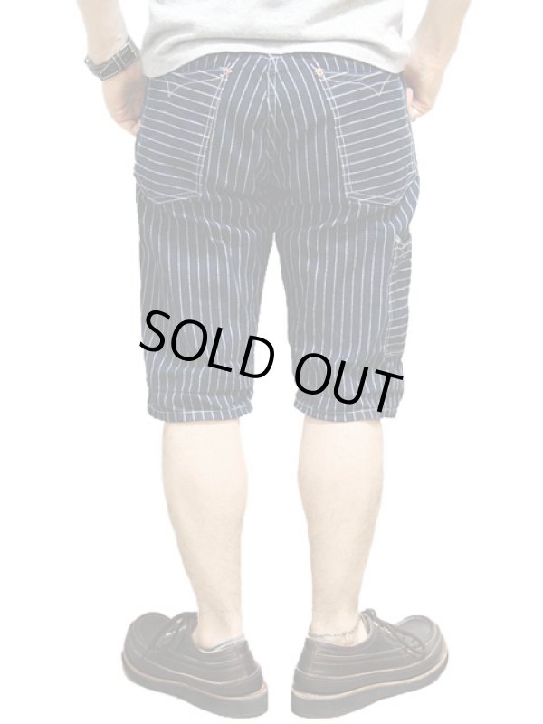 画像2: 【 SUGAR CANE（シュガーケン） 】 【 9oz. 】 WABASH STRIPE ZIP FLY SHORTS [ FICTION ROMANCE ] 再入荷！