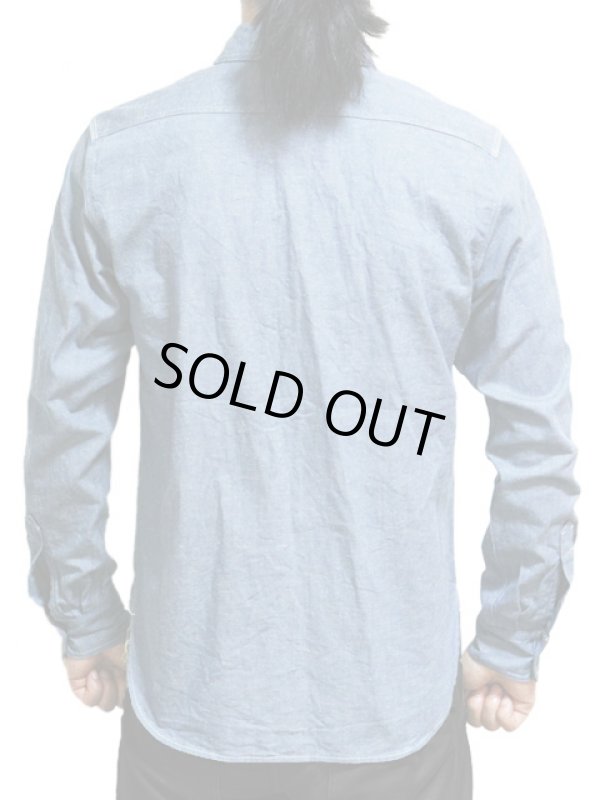 画像2: 【 JELADO（ジェラード） 】 【 7.5oz. 】 硫化染めライトオンスデニムレイルローダーシャツ [ Railroader Shirts ]