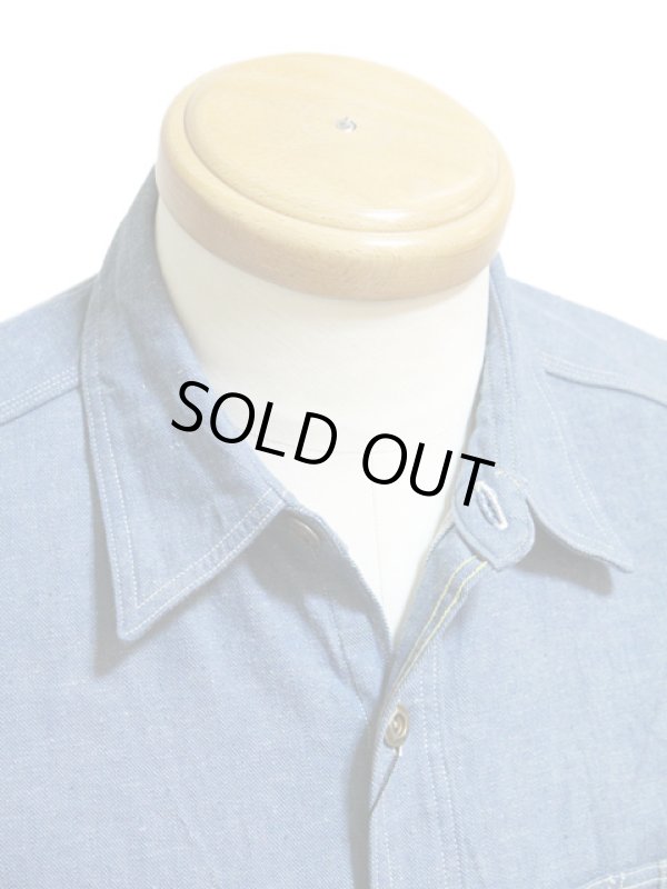 画像3: 【 JELADO（ジェラード） 】 【 7.5oz. 】 硫化染めライトオンスデニムレイルローダーシャツ [ Railroader Shirts ]