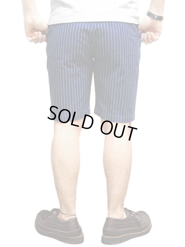 画像2: 【 Pherrow's（フェローズ） 】 ウォバッシュストライプワークショーツ