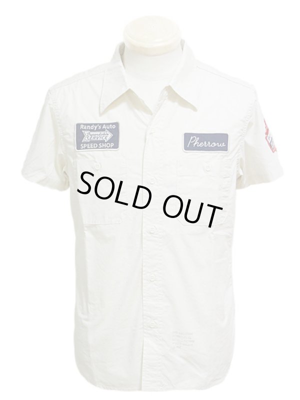 画像2: 【 Pherrow's（フェローズ） 】 半袖カスタムワークシャツ [ RANDY'S AUTO ]