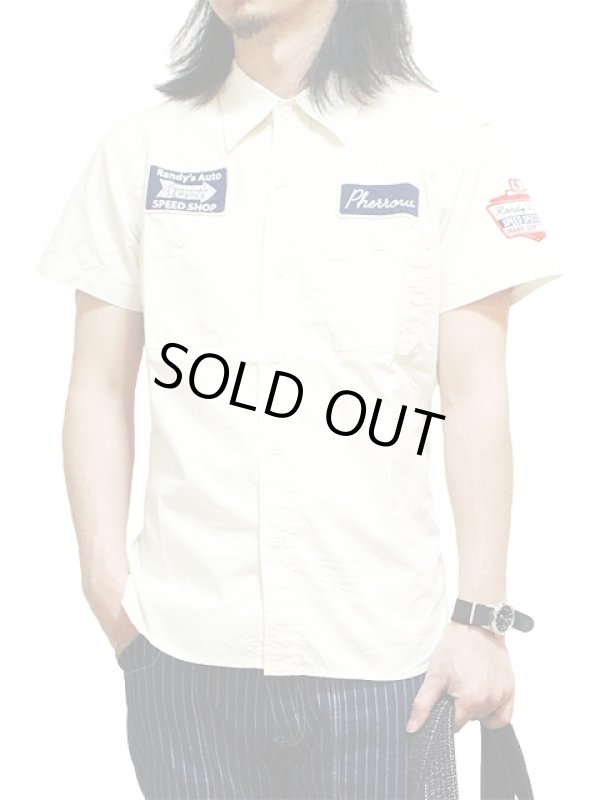 画像12: 【 Pherrow's（フェローズ） 】 半袖カスタムワークシャツ [ RANDY'S AUTO ]