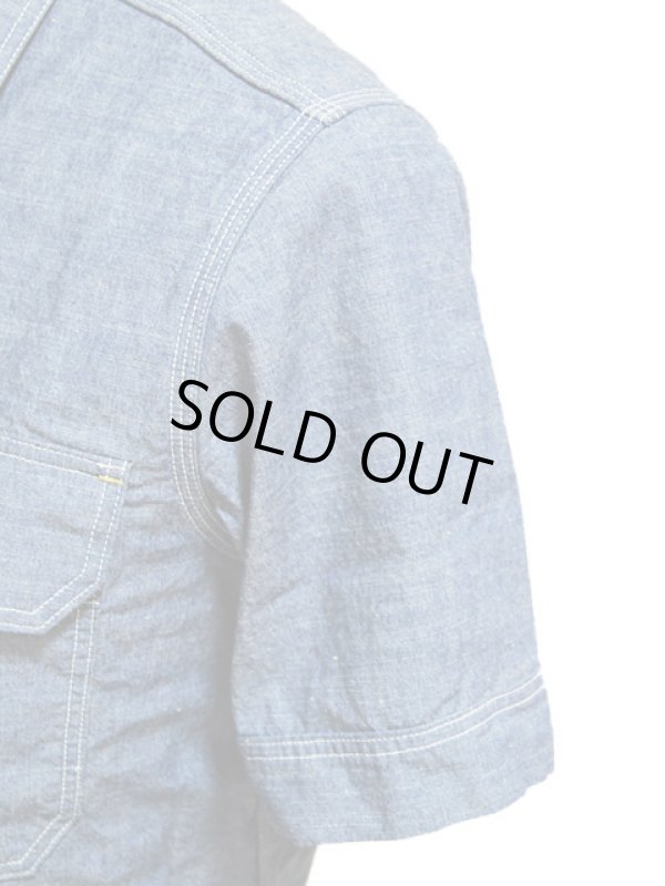 画像5: 【 JELADO（ジェラード） 】 半袖インディゴシャンブレーワークシャツ [ Indigo Chambray Work Shirts ] 再入荷！