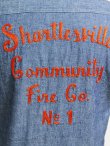 画像5: 【 SUGAR CANE（シュガーケン） 】 半袖インディゴシャンブレーワークシャツ [ Shartlesville Community ]