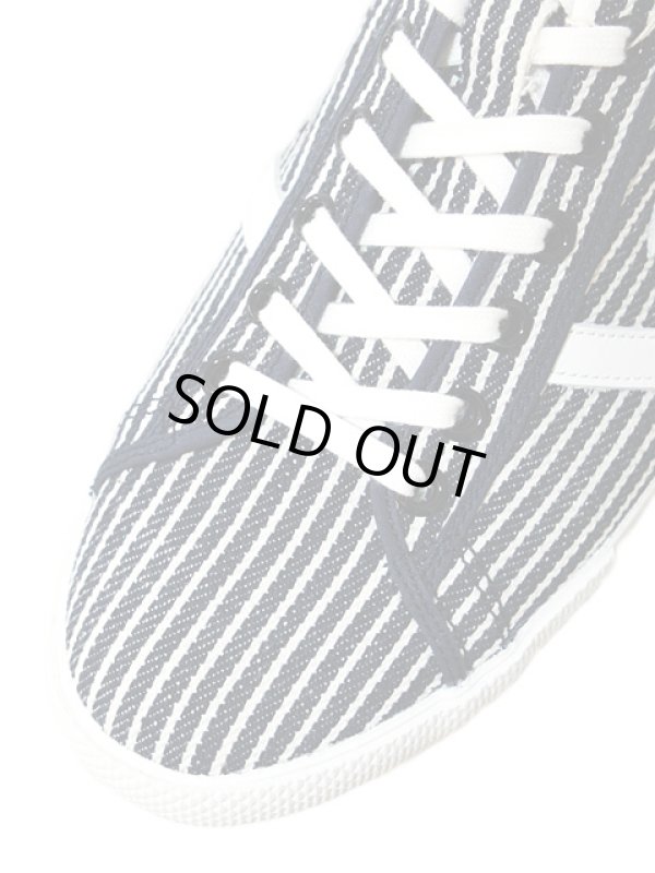 画像3: 【 サムライ自動車倶楽部 】 アイアンクロススニーカー [ 【 17oz. 】 インディゴヒッコリーデニム仕様 ]