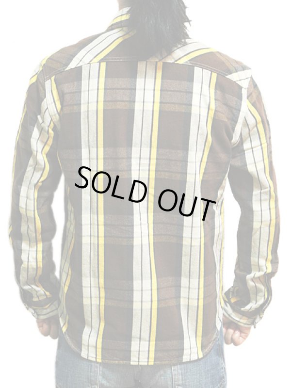 画像2: 【 JELADO（ジェラード） 】 ヘビーチェックネルシャツ [ ショート丈 ] [ チョコレートブラウン ] 再入荷！