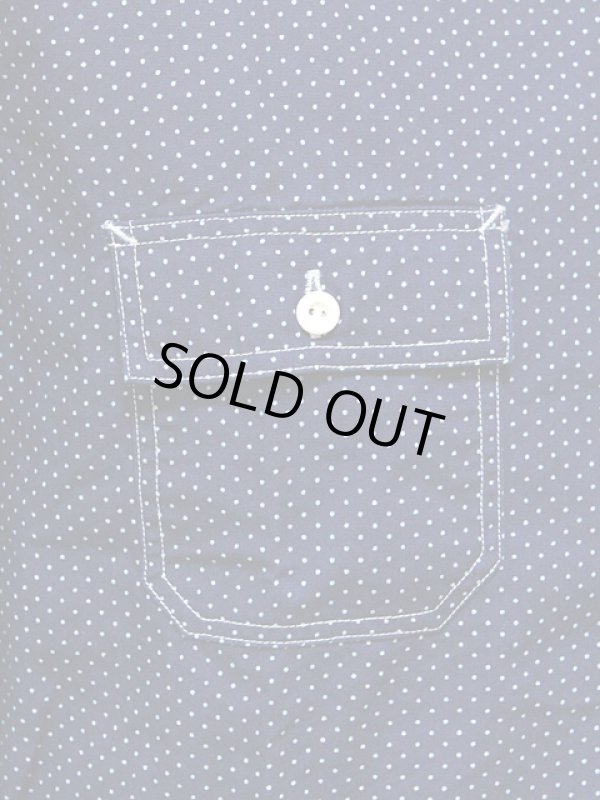 画像5: 【 SUGAR CANE（シュガーケン） 】  【 4.5oz. 】 INDIGO POLKA DOT WORK SHIRTS [ FICTION ROMANCE ]