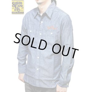 画像: 【 SUGAR CANE（シュガーケン） 】 L/S CHAMBRAY EMB'D WORK SHIRTS [ TEMPEL SAN SEBASTIAN ]