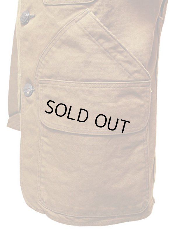 画像4: 【 SUGAR CANE（シュガーケン） 】 【 13oz. 】 BROWN CANVAS HUNTING WORK JACKET