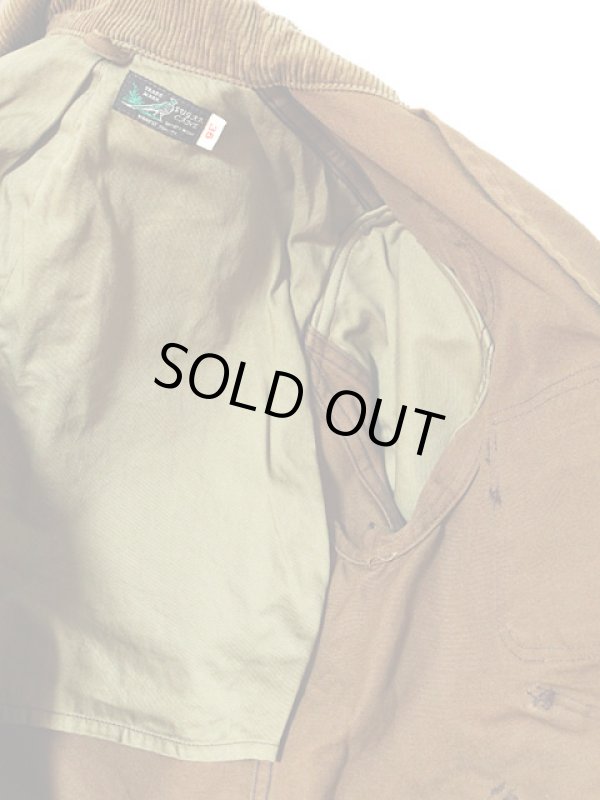 画像15: 【 SUGAR CANE（シュガーケン） 】 【 13oz. 】 BROWN CANVAS HUNTING WORK JACKET