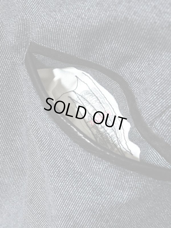 画像10: 【 SUGAR CANE（シュガーケン） 】 【 12.5oz. 】 COTTON PRINT MOLESKIN VEST [ BLACK ] [ FICTION ROMANCE ]