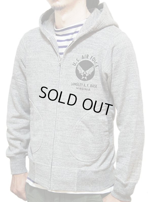 画像8: 【 BUZZ RICKSON'S（バズリクソンズ） 】 FULL ZIP HOODED SWEAT PARKA [ U.S. AIR FORCES ] 再入荷！
