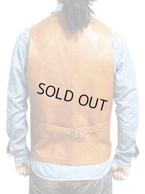 画像5: 【 LUA×Y'2 LEATHER 】 ルア別注 レザーワークベスト [ LV-01 ] 【 少量限定生産モデル 】