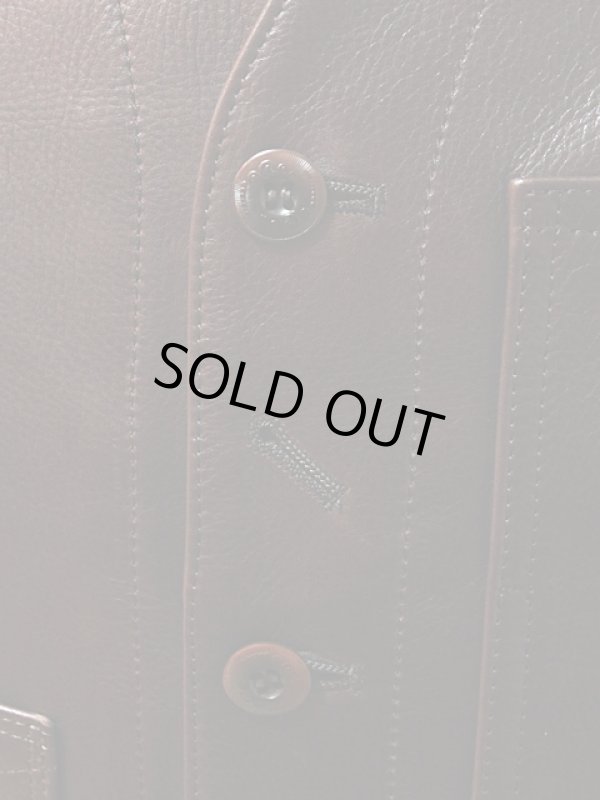 画像16: 【 LUA×Y'2 LEATHER 】 ルア別注 レザーワークベスト [ LV-01 ] 【 少量限定生産モデル 】