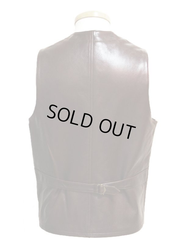 画像3: 【 LUA×Y'2 LEATHER 】 ルア別注 レザーワークベスト [ LV-01 ] 【 少量限定生産モデル 】