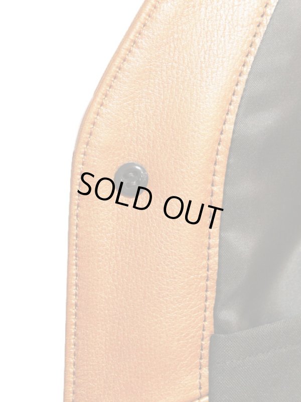 画像18: 【 LUA×Y'2 LEATHER 】 ルア別注 レザーワークベスト [ LV-01 ] 【 少量限定生産モデル 】