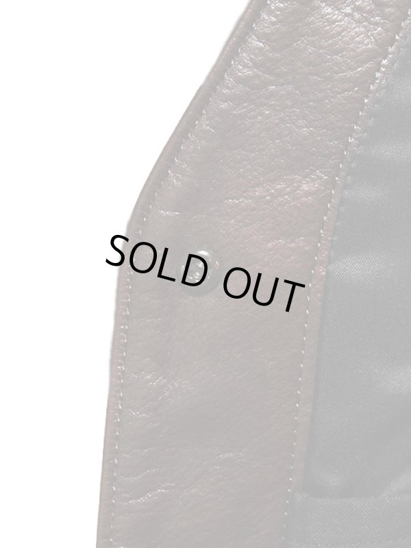 画像17: 【 LUA×Y'2 LEATHER 】 ルア別注 レザーワークベスト [ LV-01 ] 【 少量限定生産モデル 】