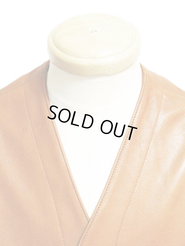 画像9: 【 LUA×Y'2 LEATHER 】 ルア別注 レザーワークベスト [ LV-01 ] 【 少量限定生産モデル 】