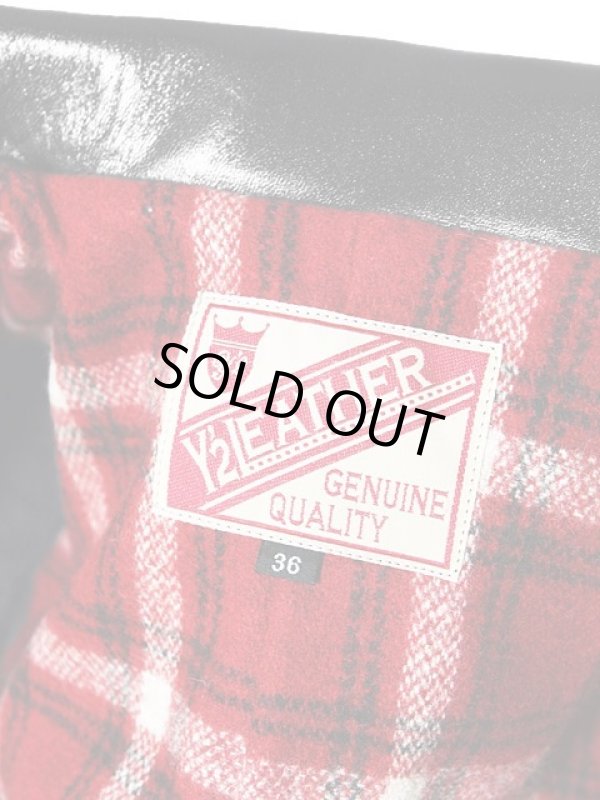 画像13: 【 Y'2 LEATHER（ワイツーレザー） 】 ヴィンテージホースシングルライダースジャケット [ 馬革（茶芯） ] 再入荷！