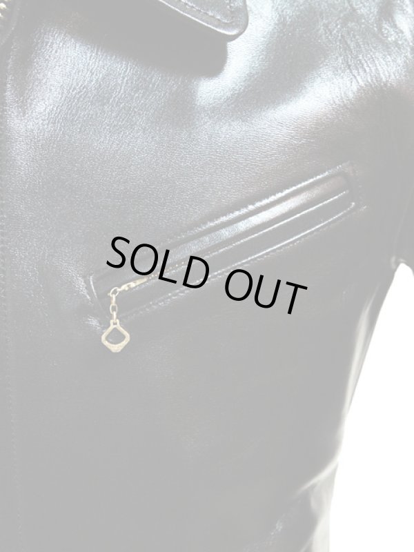 画像4: 【 Y'2 LEATHER（ワイツーレザー） 】 ヴィンテージホースシングルライダースジャケット [ 馬革（茶芯） ] 再入荷！
