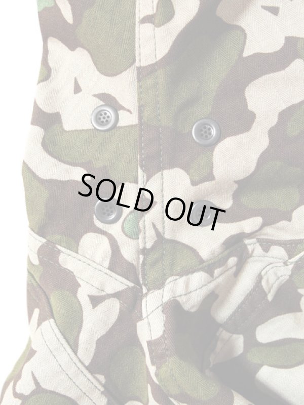 画像10: 【 SUGAR CANE×Mister Freedom（シュガーケン×ミスターフリーダム） 】 【 7.8oz. 】HBT EXPERIMENTAL CAMO EVAC JACKET [ SAIGON COWBOY ]