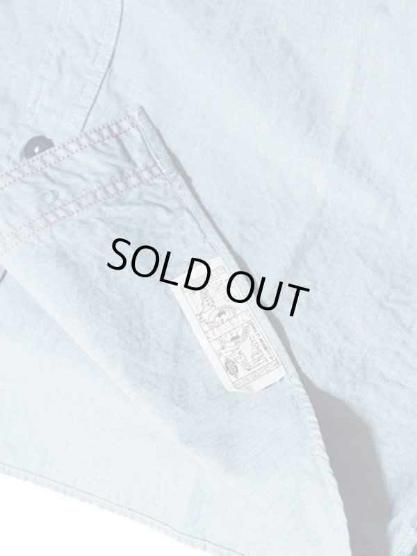 画像9: 【 Pherrow's（フェローズ） 】 カスタムシャンブレーワークシャツ [ TREAD TRIMMERS ]