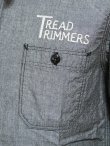 画像4: 【 Pherrow's（フェローズ） 】 カスタムシャンブレーワークシャツ [ TREAD TRIMMERS ] 再入荷！