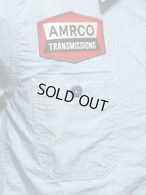 画像3: 【 Pherrow's（フェローズ） 】 カスタムシャンブレーワークシャツ [ TREAD TRIMMERS ]