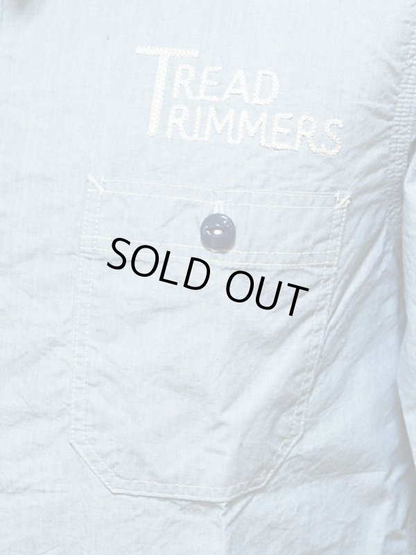 画像4: 【 Pherrow's（フェローズ） 】 カスタムシャンブレーワークシャツ [ TREAD TRIMMERS ]