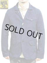 画像: 【30%OFF!!】【 SUGAR CANE（シュガーケン） 】 【 11.25oz. 】 W/C INDIGO STRIPE CRUISER JACKET  [ FICTION ROMANCE ]