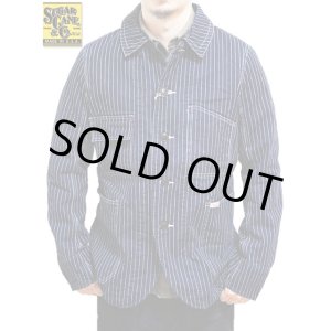 画像: 【 SUGAR CANE Light（シュガーケンライト） 】 INDIGO PINSTRIPE DENIM WORK JACKET