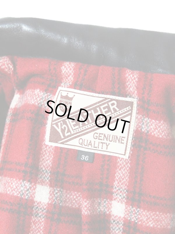 画像13: 【 Y'2 LEATHER（ワイツーレザー） 】 HVホースハイドシングルライダースジャケット [ 馬革 ] [ BLACK ]