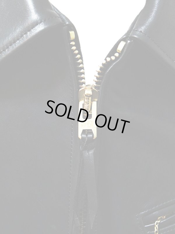 画像9: 【 Y'2 LEATHER（ワイツーレザー） 】 HVホースハイドシングルライダースジャケット [ 馬革 ] [ BLACK ]