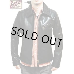 画像: 【 Y'2 LEATHER（ワイツーレザー） 】 HVホースハイドシングルライダースジャケット [ 馬革 ] [ BLACK ]