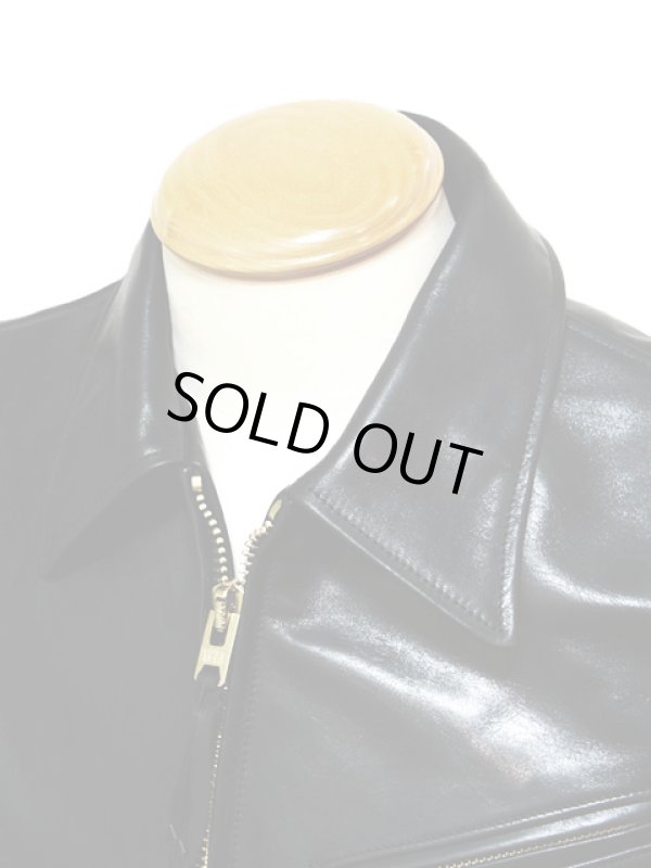 画像3: 【 Y'2 LEATHER（ワイツーレザー） 】 HVホースハイドシングルライダースジャケット [ 馬革 ] [ BLACK ]