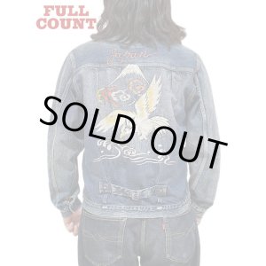 画像: 【 FULLCOUNT（フルカウント） 】　【 13.7oz. 】 1st Type スカデニムジャケット　[ Souvenir Embroidery Type 1 Denim Jacket HW “More Than Real” ] [ Used Wash ]