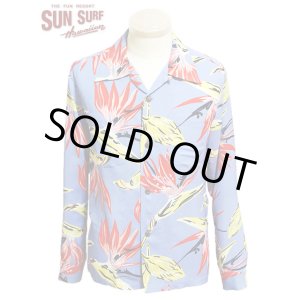 画像: 【 SUN SURF（サンサーフ） 】 長袖アロハシャツ L/S HAWAIIAN SHIRT [ BIRD OF PARADISE ]