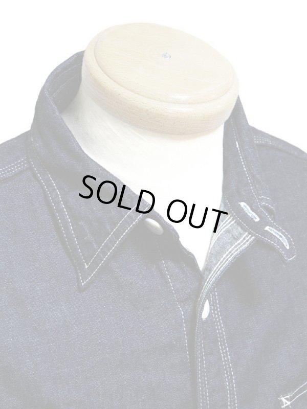 画像3: 【 UES（ウエス） 】 オリジナルインディゴデニムワークシャツ 再入荷！