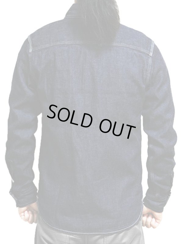 画像2: 【 UES（ウエス） 】 オリジナルインディゴデニムワークシャツ 再入荷！